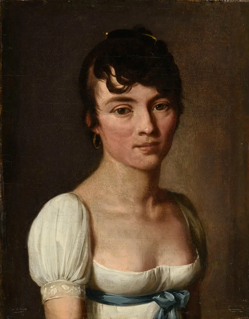 Porträtt av anonym kvinna av Louis-Léopold Boilly