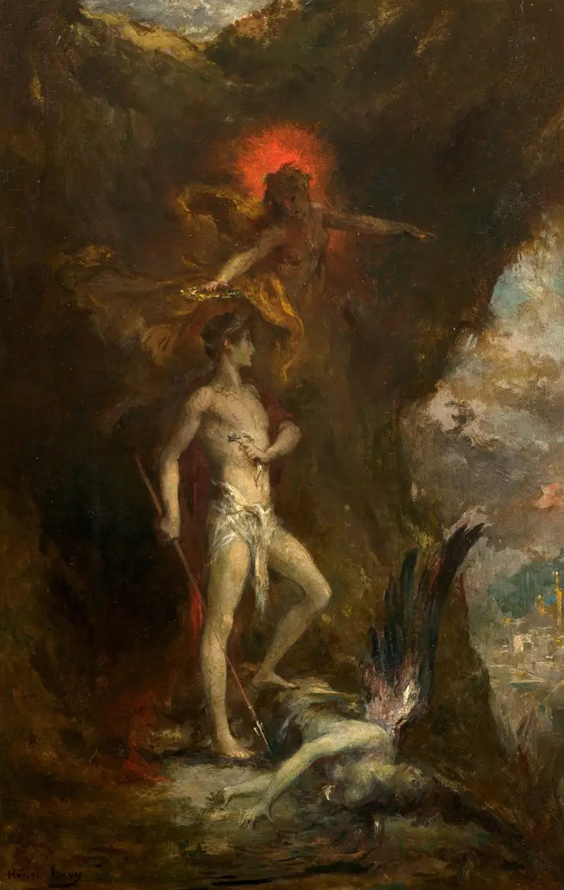 Oidipus a Sfinx, Henri Leopold Lévy
