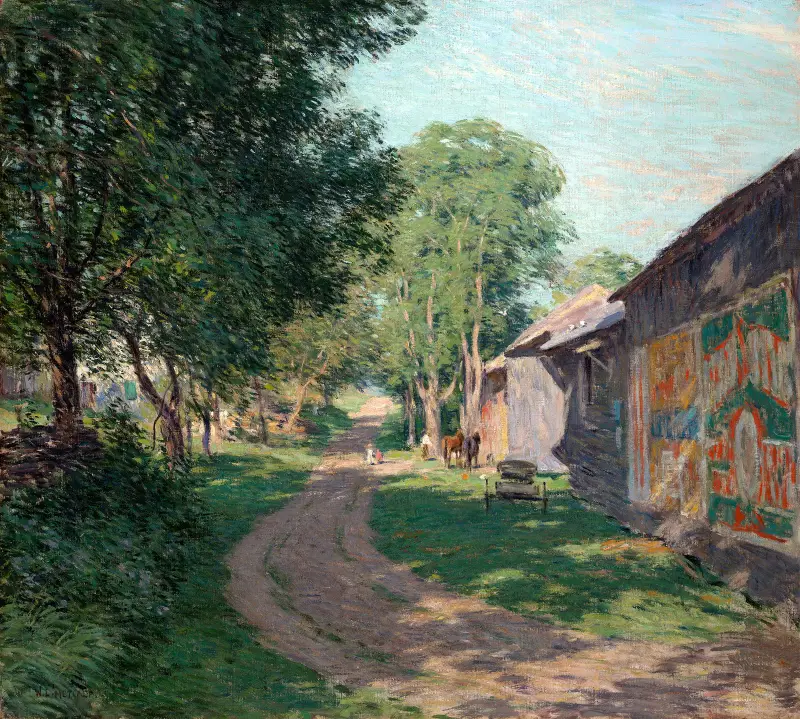 Midsummer Shadows av Willard Leroy Metcalf