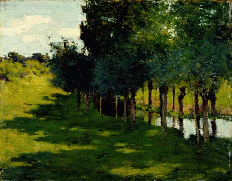 Sonnenlicht und Schatten von Willard Leroy Metcalf
