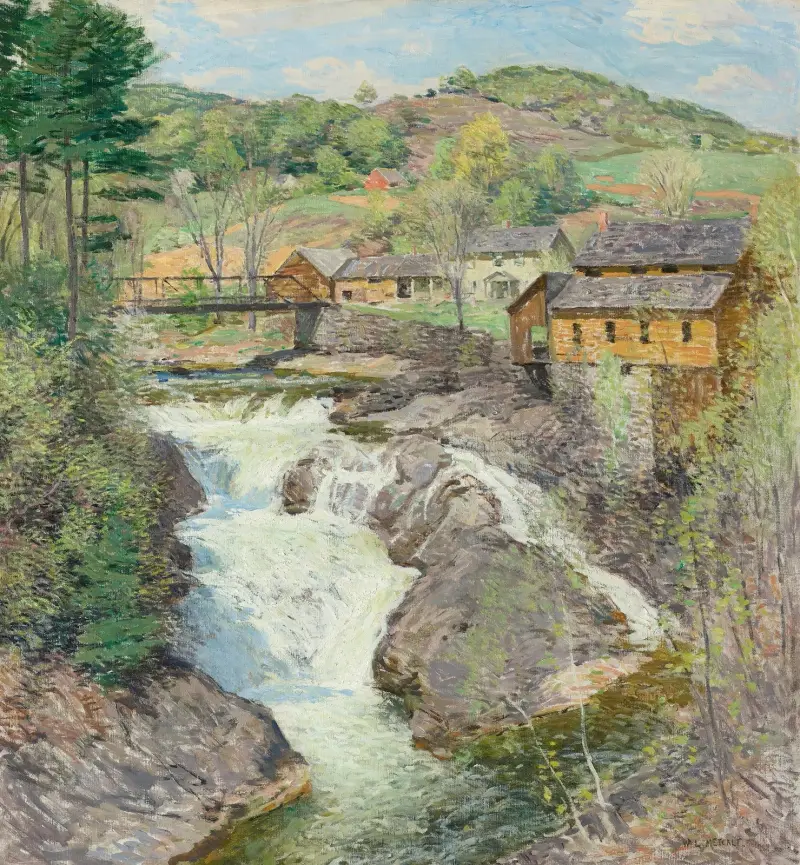 Die Wasserfälle von Willard Leroy Metcalf