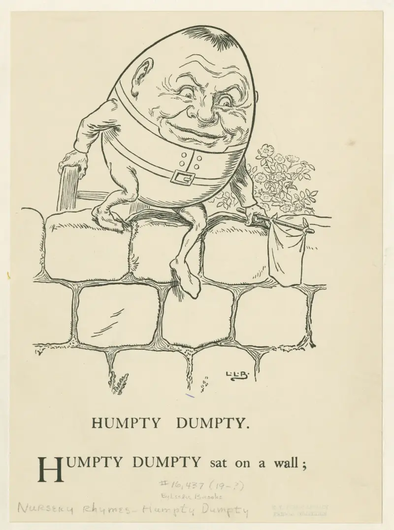 Humpty Dumpty. av Leonard Leslie Brooke