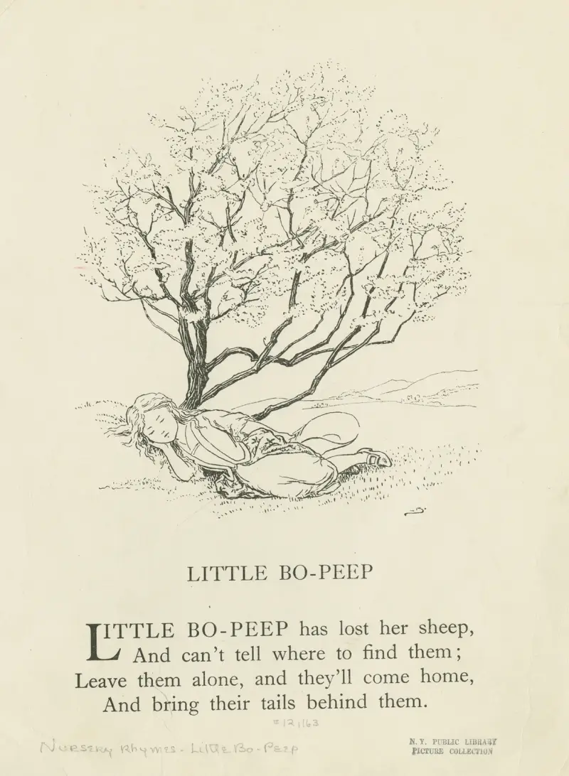 Lilla Bo-Peep 2 av Leonard Leslie Brooke