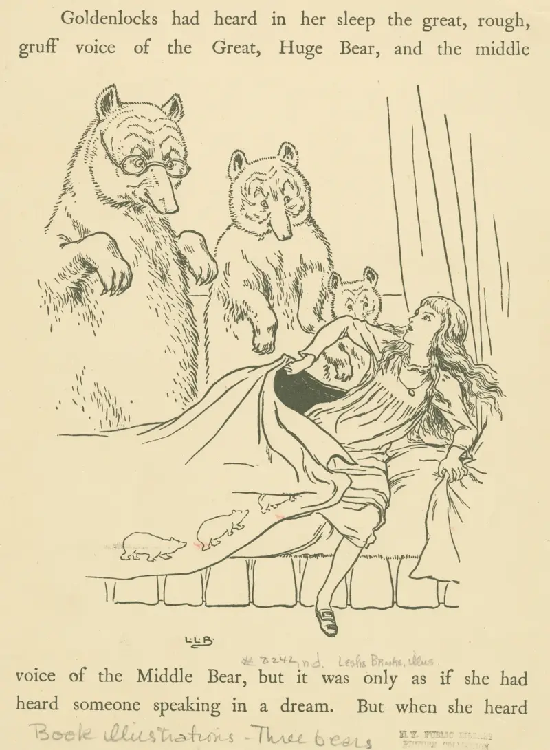 Die Bären entdecken Goldlöckchen von Leonard Leslie Brooke