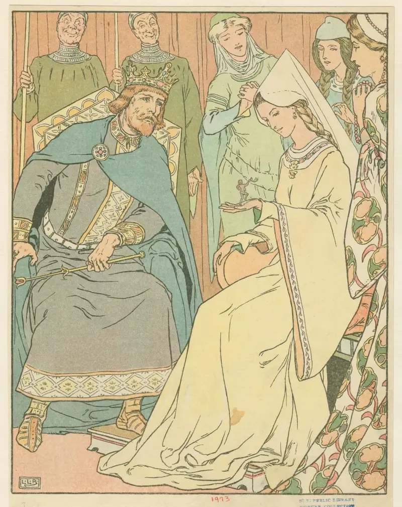 Tummeliten hos kungen och drottningen av Leonard Leslie Brooke