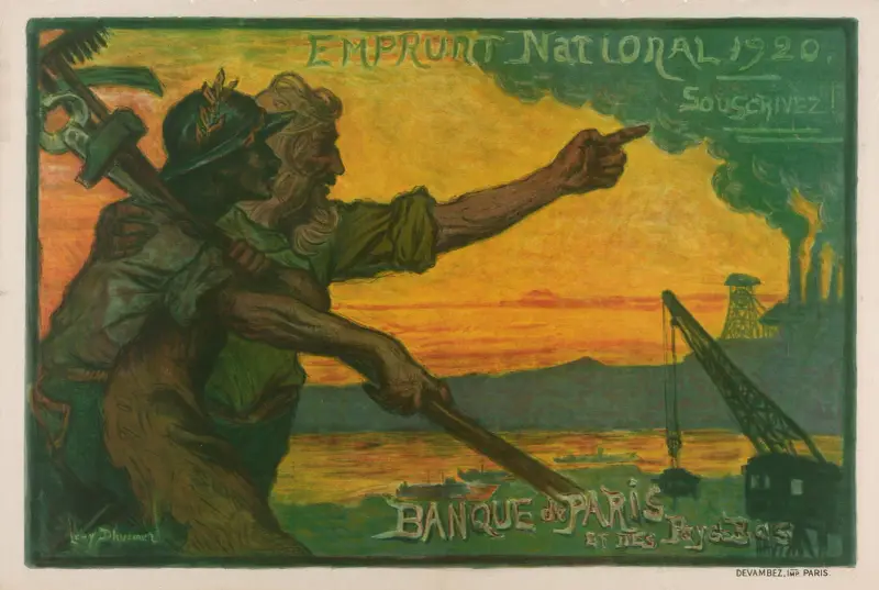 Banque nationale de Paris et des Pays-Bas von Lucien Lévy-Dhurmer