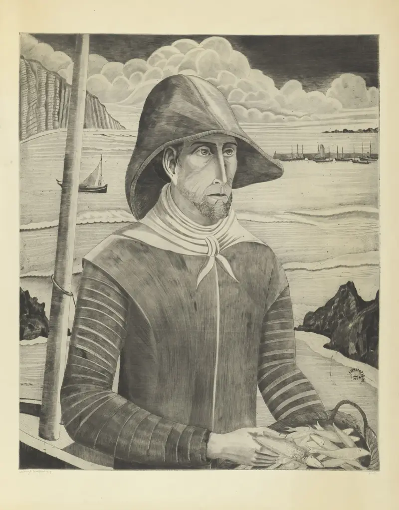 Bretonische Fischer von Lodewijk Schelfhout