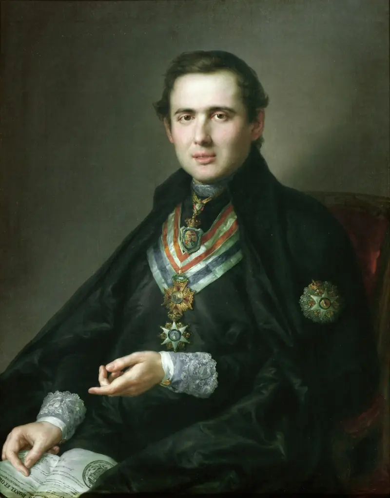 Juan Gutiérrez de León, ksiądz Leon, Vicente López Portaña