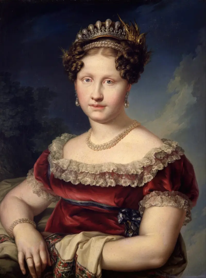 Luisa Carlota de Borbón-Dos Sicilias av Vicente López Portaña