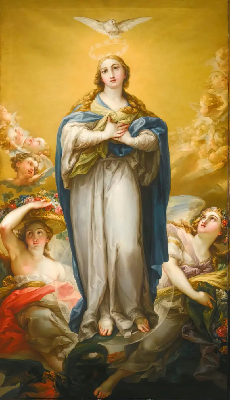 The Virgin Of The Immaculate Conception av Vicente López Portaña