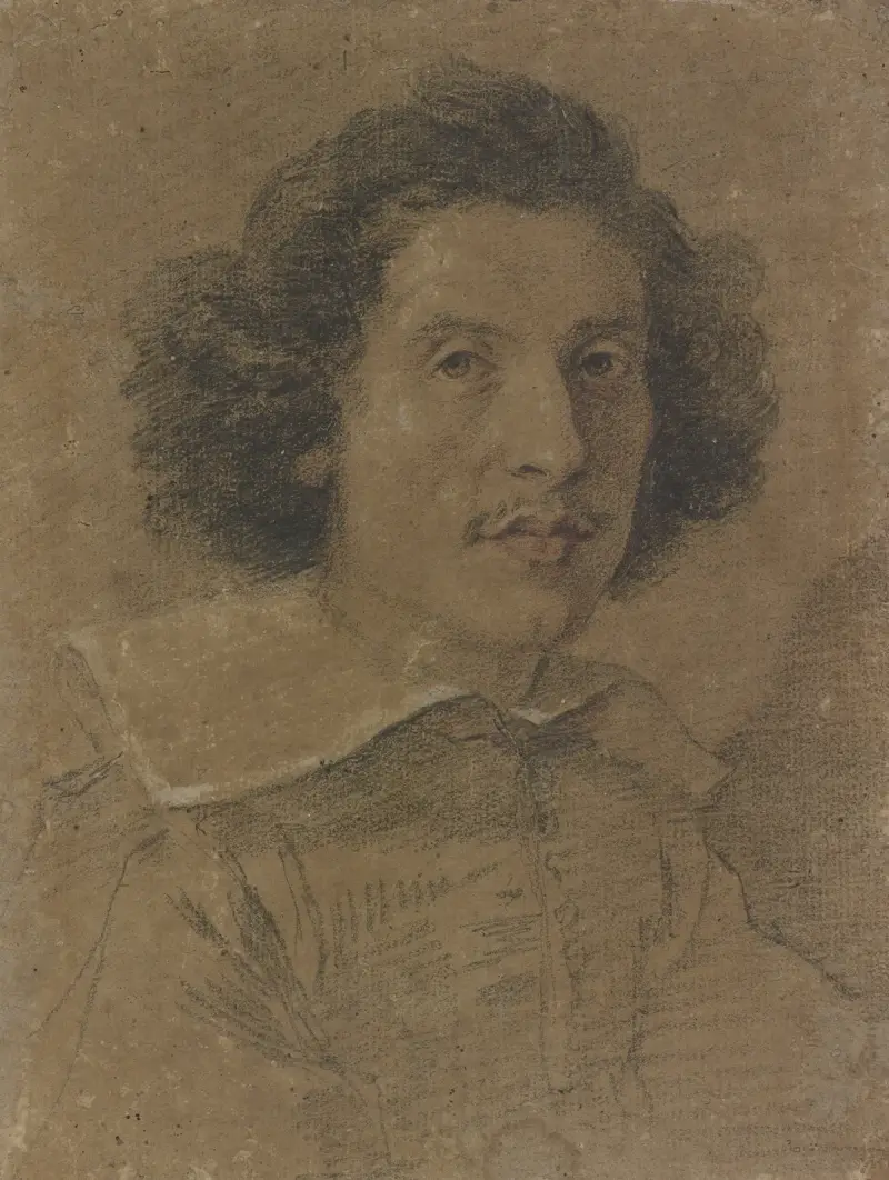 Männliches Porträt im Dreiviertelprofil nach rechts von Gian Lorenzo Bernini