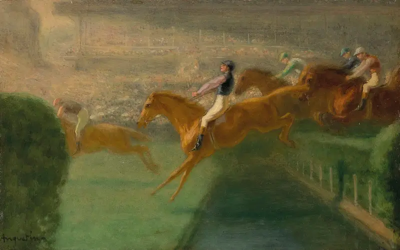 Saut d’obstacle av Louis Anquetin