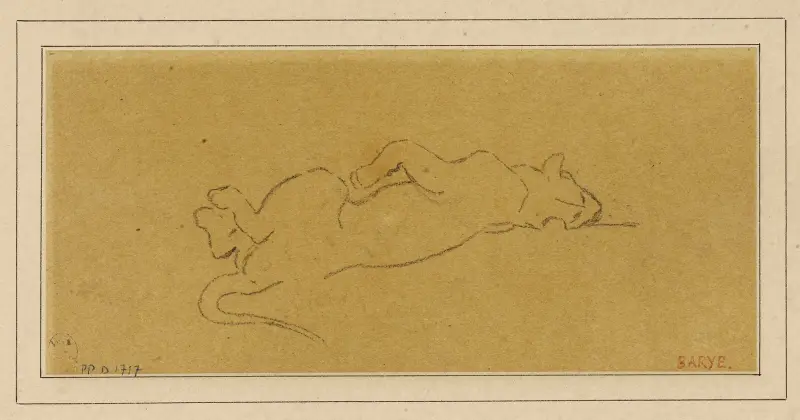 Martwy tygrys, Antoine-Louis Barye