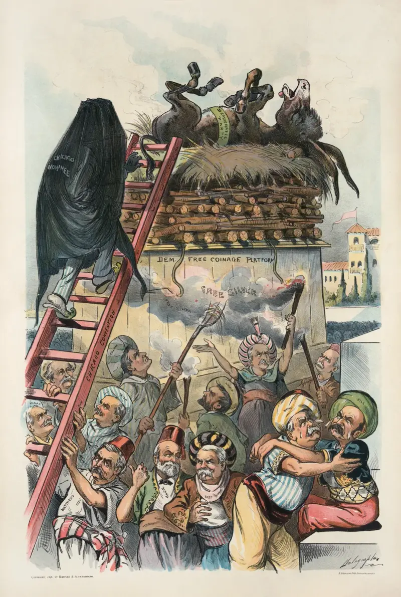 May the country be spared this pitiful sight! av Louis Dalrymple