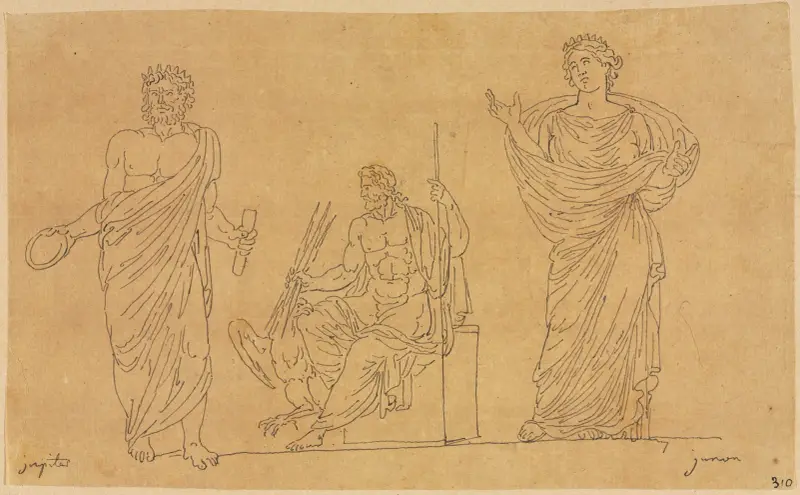 Gods and Goddess av Jacques Louis David