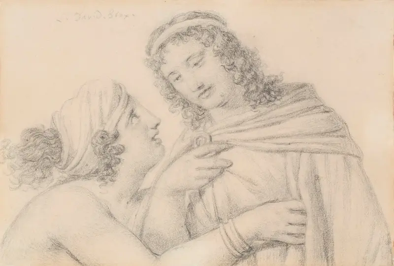 Man and Woman av Jacques Louis David