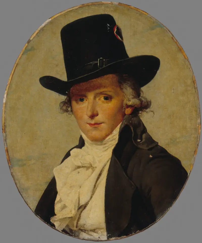 Porträt von Pierre Sériziat, Davids Schwager von Jacques Louis David