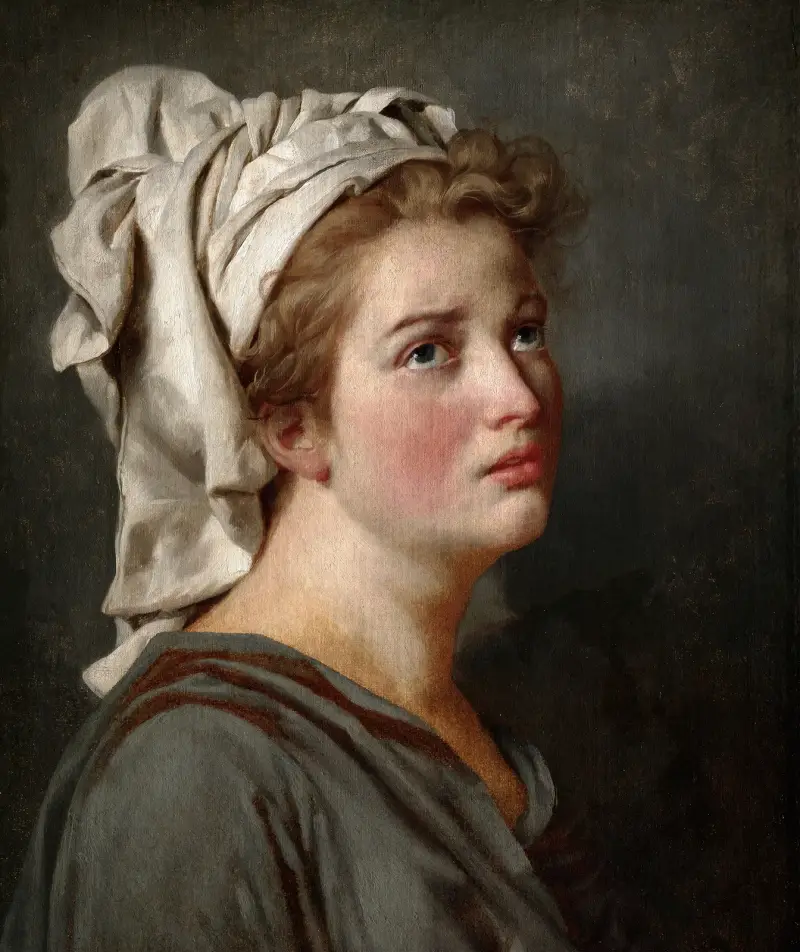 Ung kvinna med turban, 1780 – nr 2 av Jacques Louis David