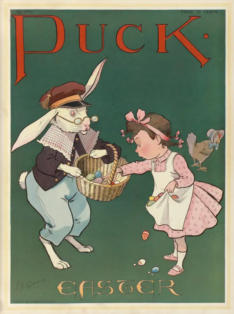 Puck Easter, 1903 av Louis Glackens
