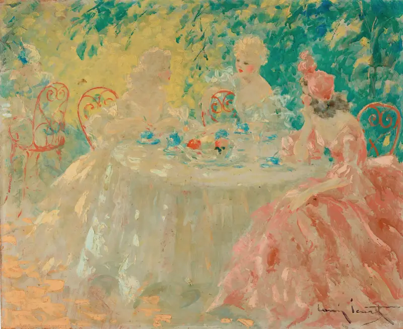 Fin de déjeuner av Louis Icart
