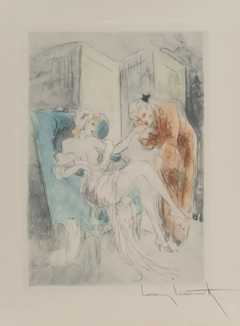 Natten och ögonblicket, plansch 1 av Louis Icart