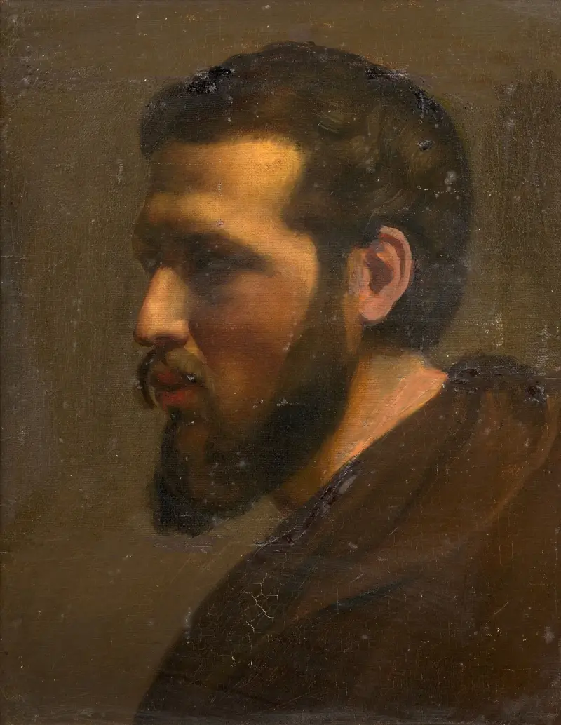 Autoportret z profilu, Louis Janmot