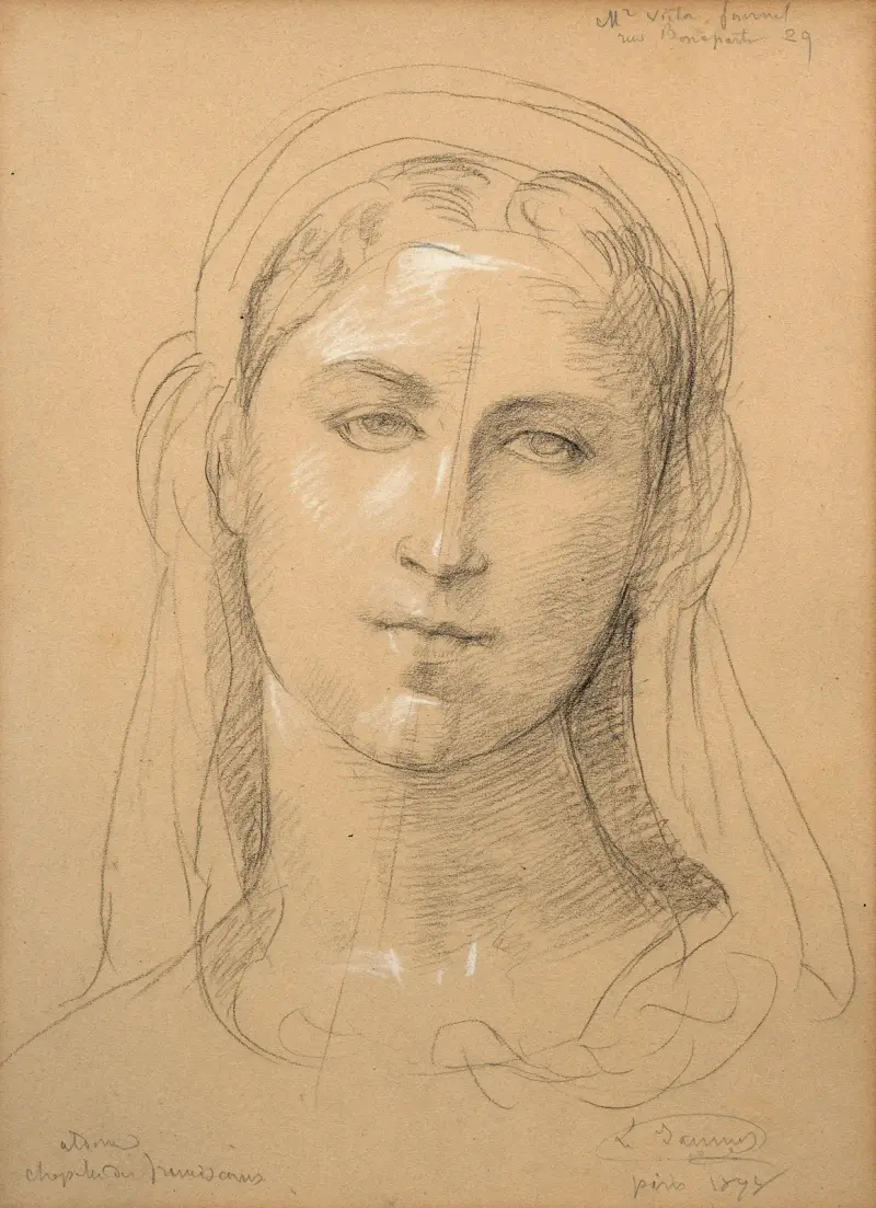 Study for ‘L’Immaculée conception’ av Louis Janmot