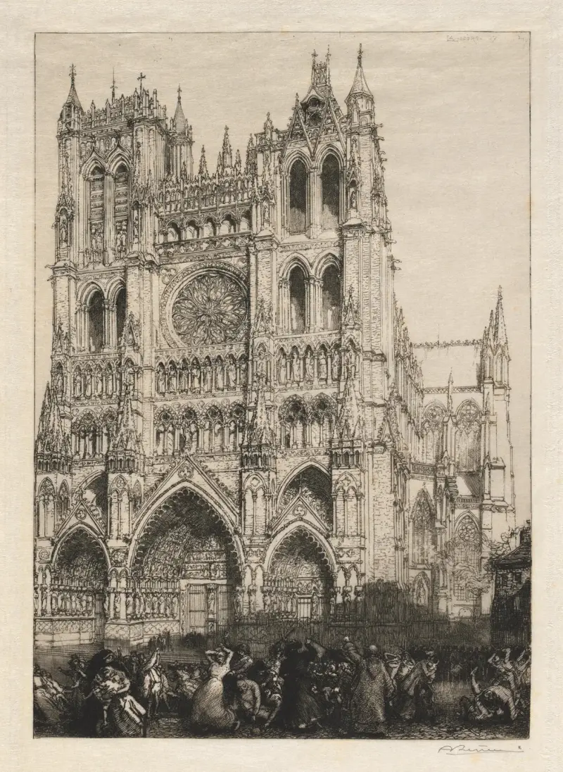 Kathedrale von Amiens, Inventurtag von Auguste Louis Lepère