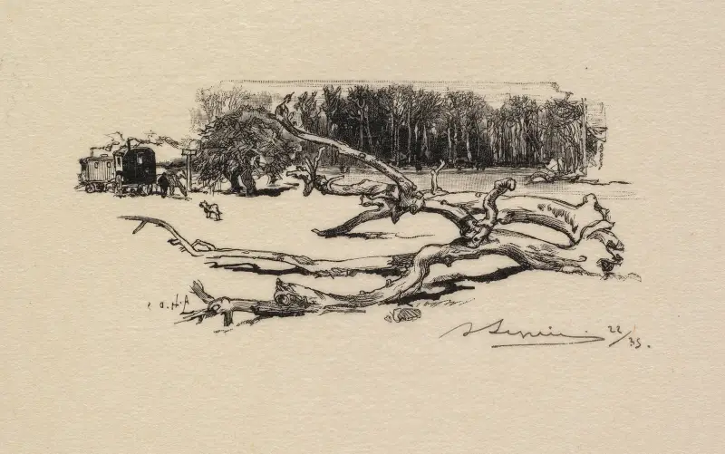 Carrefour de l'Epine, Auguste Louis Lepère