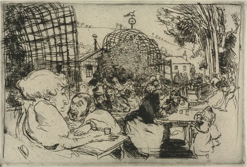 Dva hrbáči, Auguste Louis Lepère