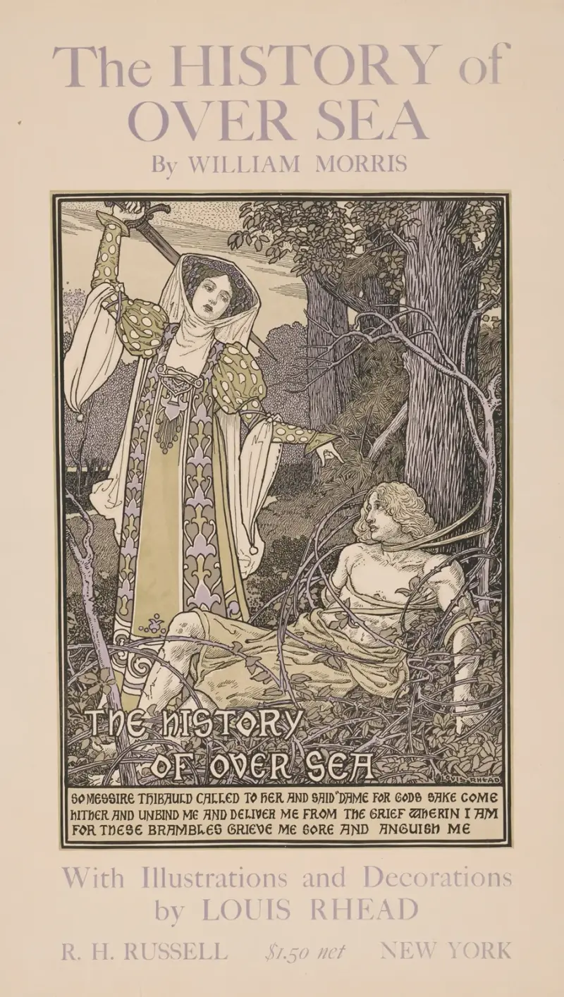 Historien om det fjärran landet av William Morris av Louis Rhead