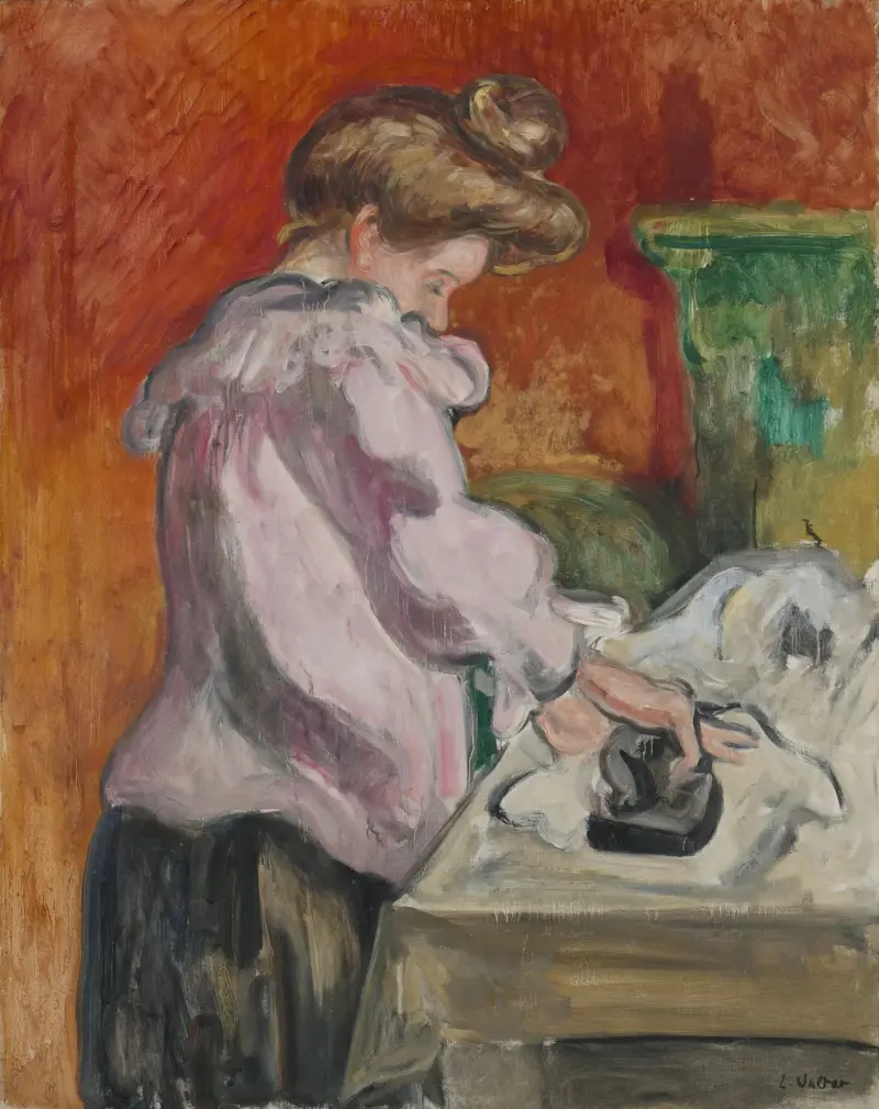 Žehlící žena, Louis Valtat