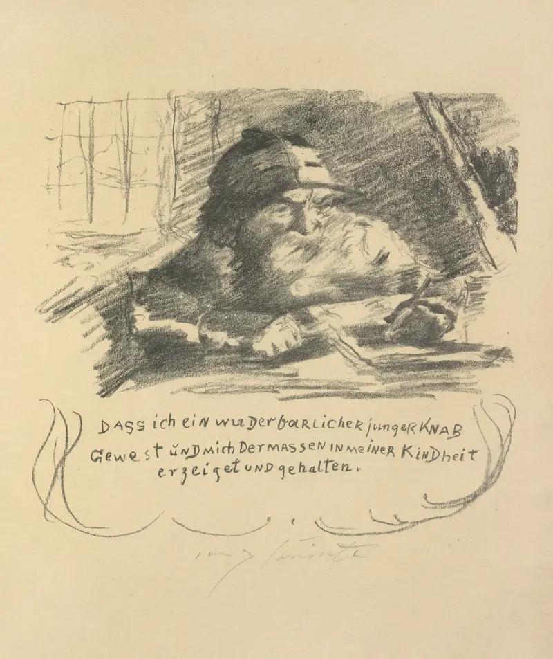 Götz von Berlichingens liv, plansch 3 av Lovis Corinth