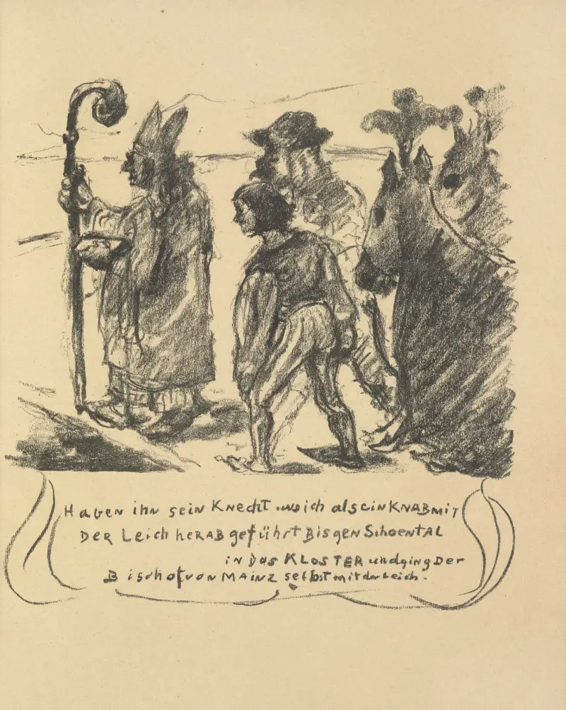 Życie Götza von Berlichingena, plansza 4, Lovis Corinth