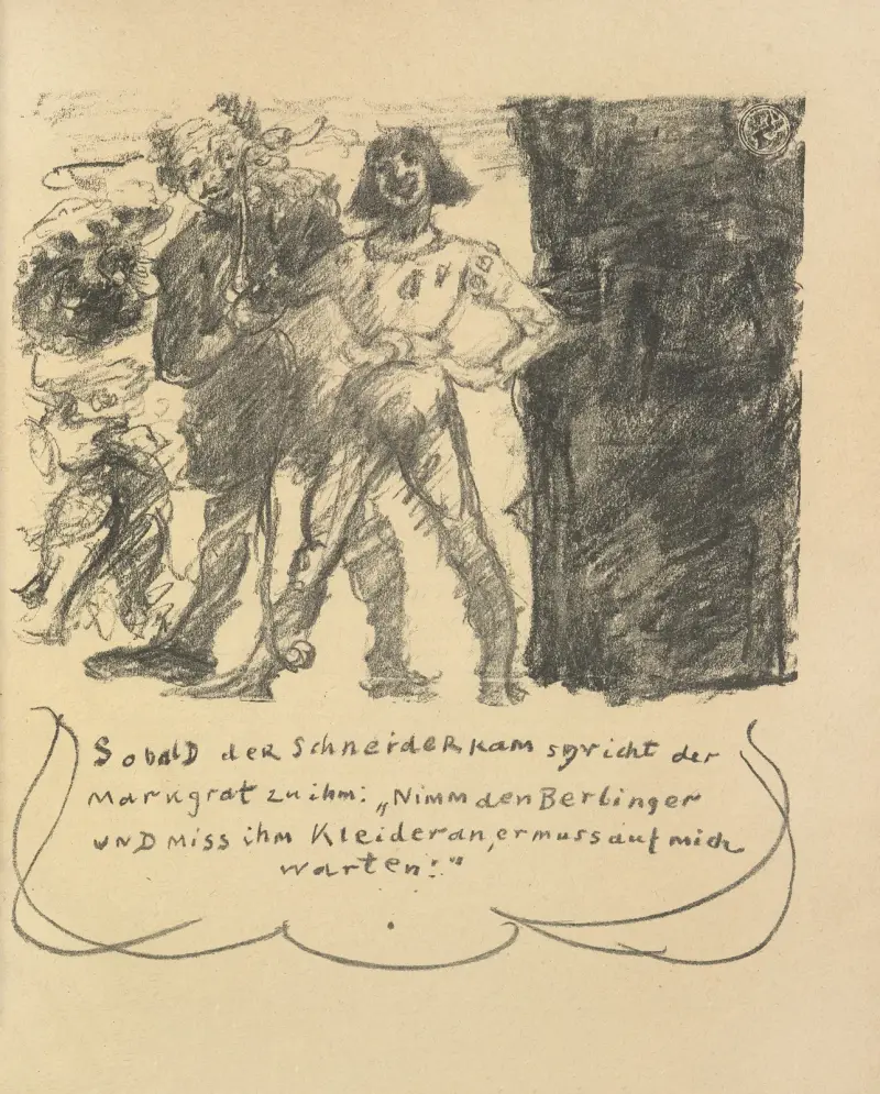Götz von Berlichingens liv, plansch 5 av Lovis Corinth