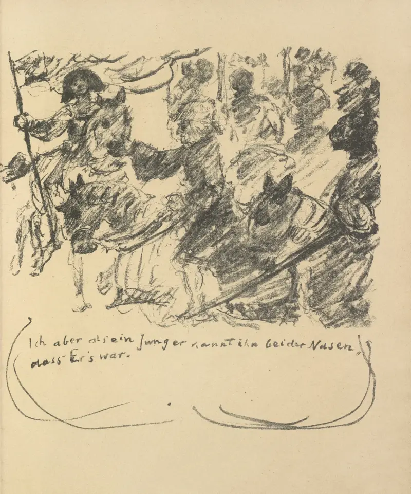 Götz von Berlichingens liv, plansch 6 av Lovis Corinth