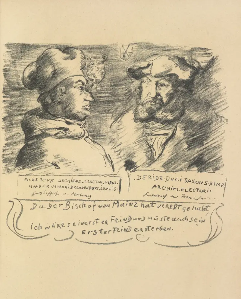 Götz von Berlichingens liv, plansch 11 av Lovis Corinth