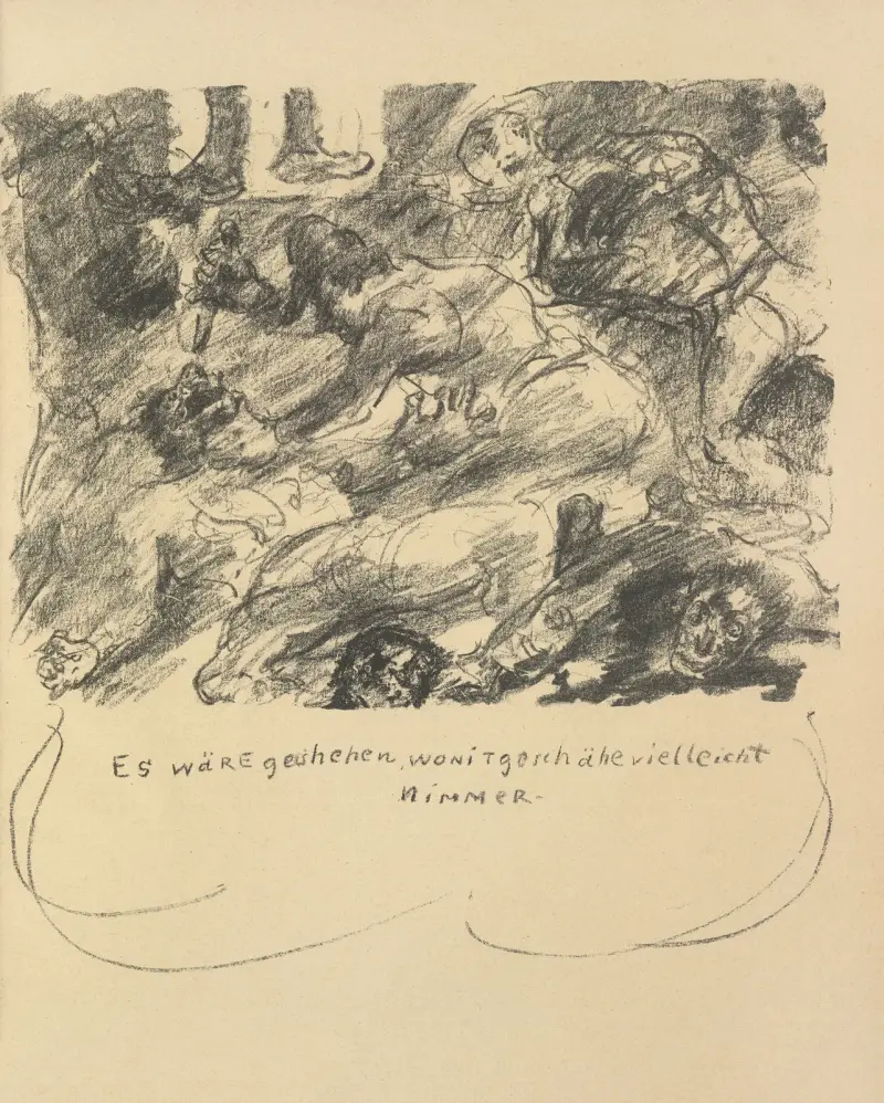 Götz von Berlichingens liv, plansch 13 av Lovis Corinth