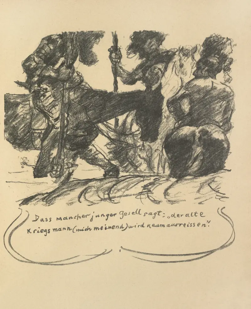 Götz von Berlichingens liv, pl. 14 av Lovis Corinth