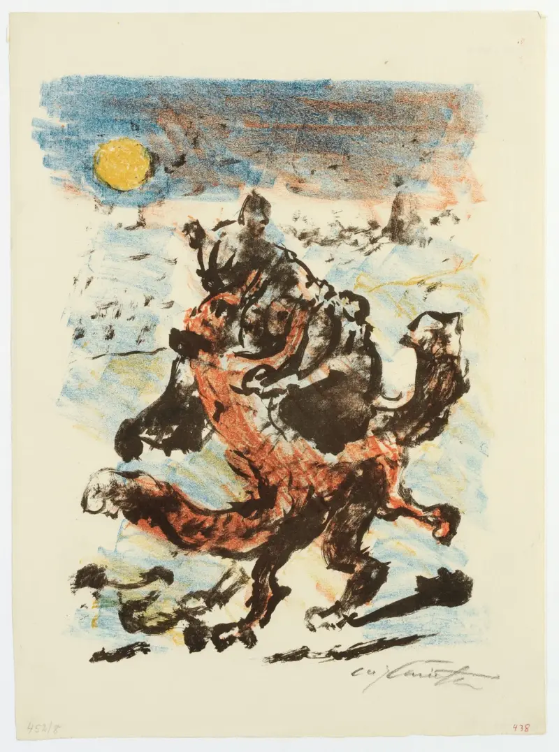 Isegrims Gattin Giremund gibt sich Reinecke hin von Lovis Corinth
