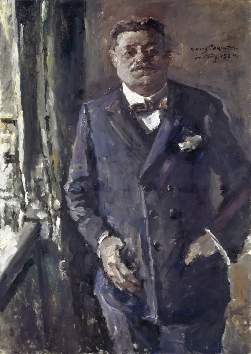 Portrait Of Reich President Friedrich Ebert av Lovis Corinth