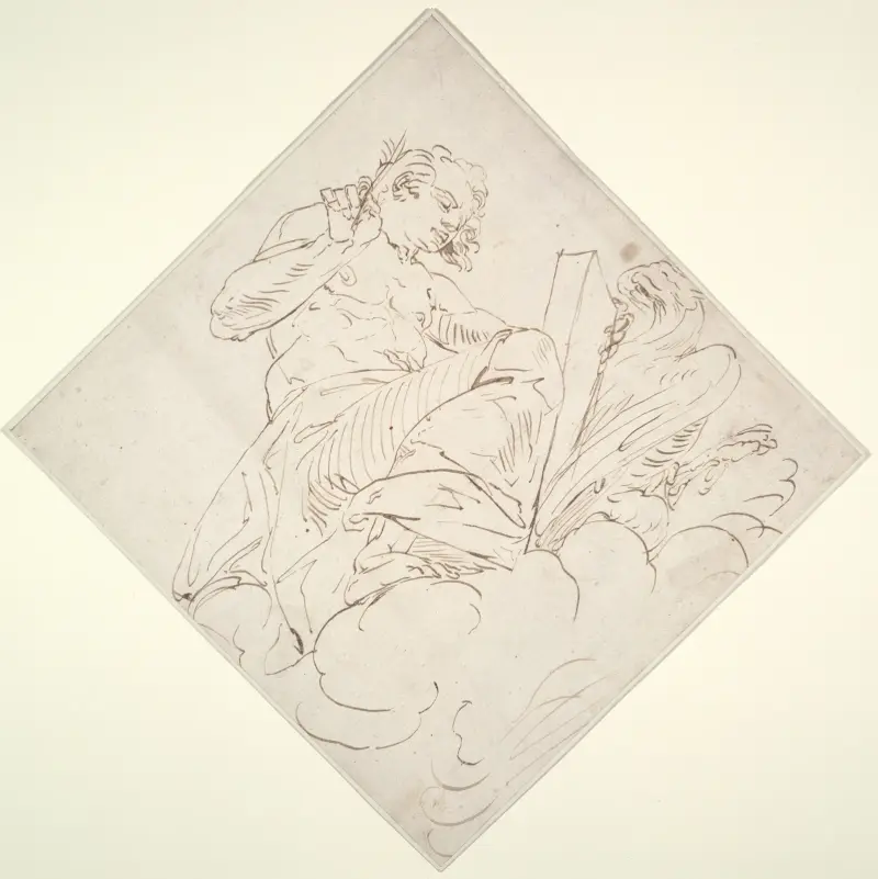 Święty Jan Ewangelista, Luca Cambiaso