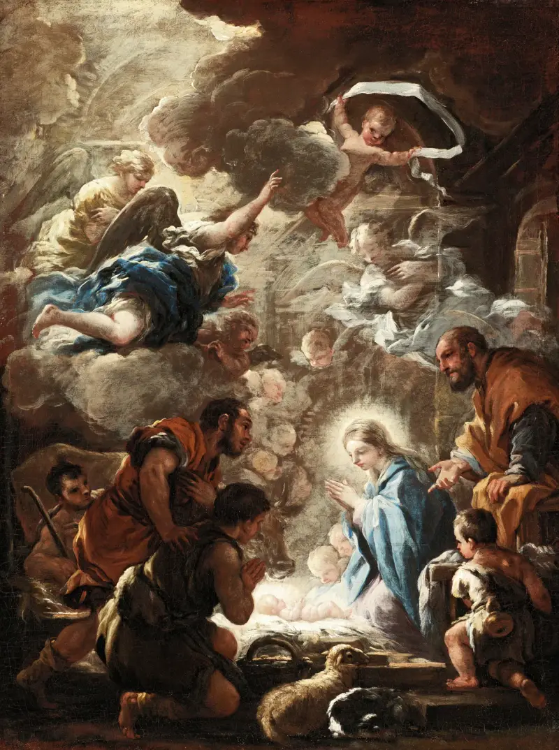 Pokłon pasterzy, Luca Giordano