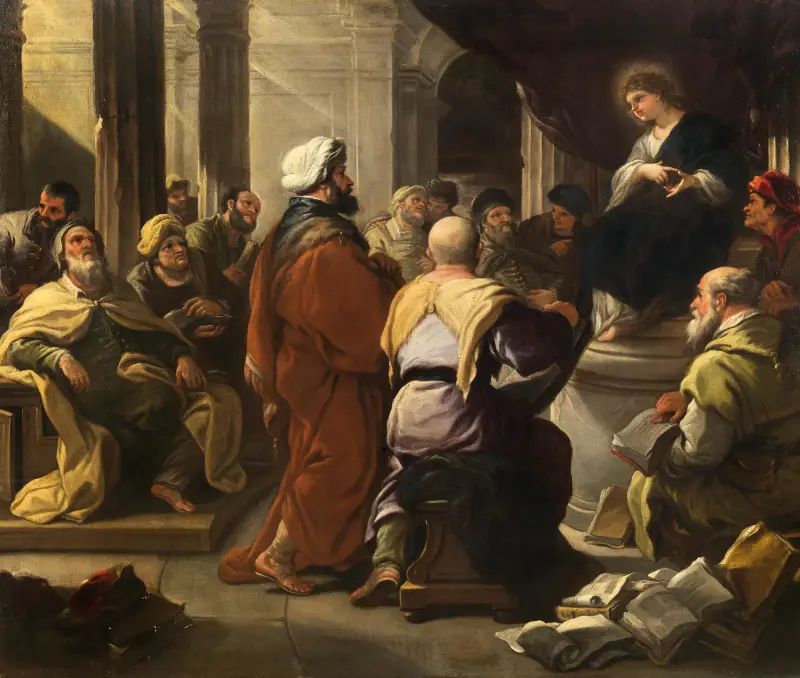Christ among the Doctors – nr 1 av Luca Giordano