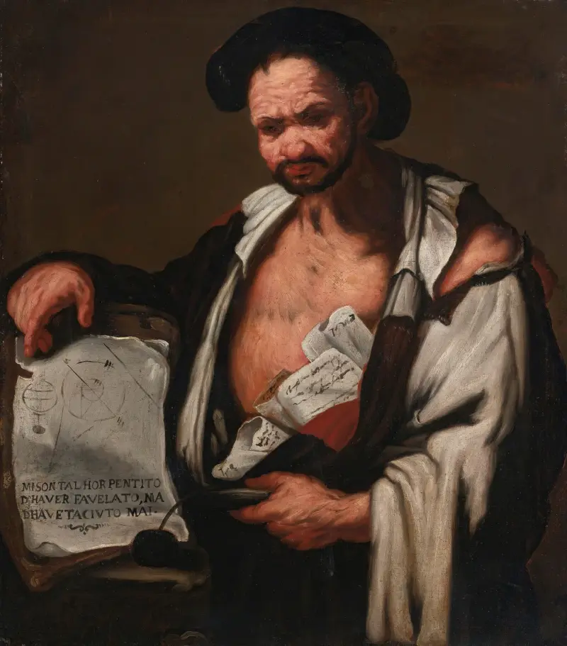 Democratus av Luca Giordano