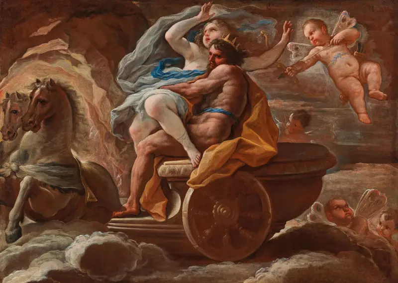 Der Raub der Proserpina von Luca Giordano