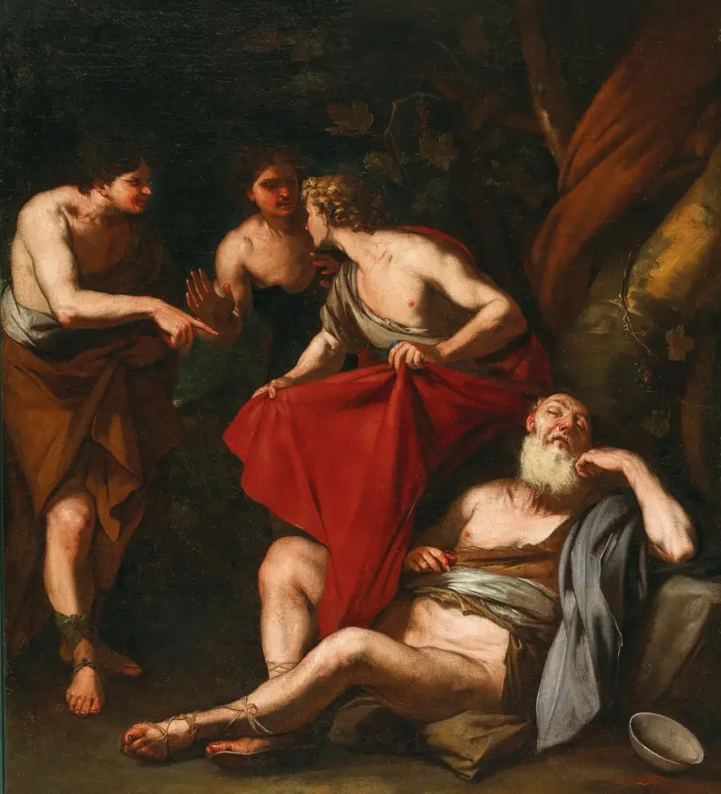 Noas dryckenskap av Luca Giordano