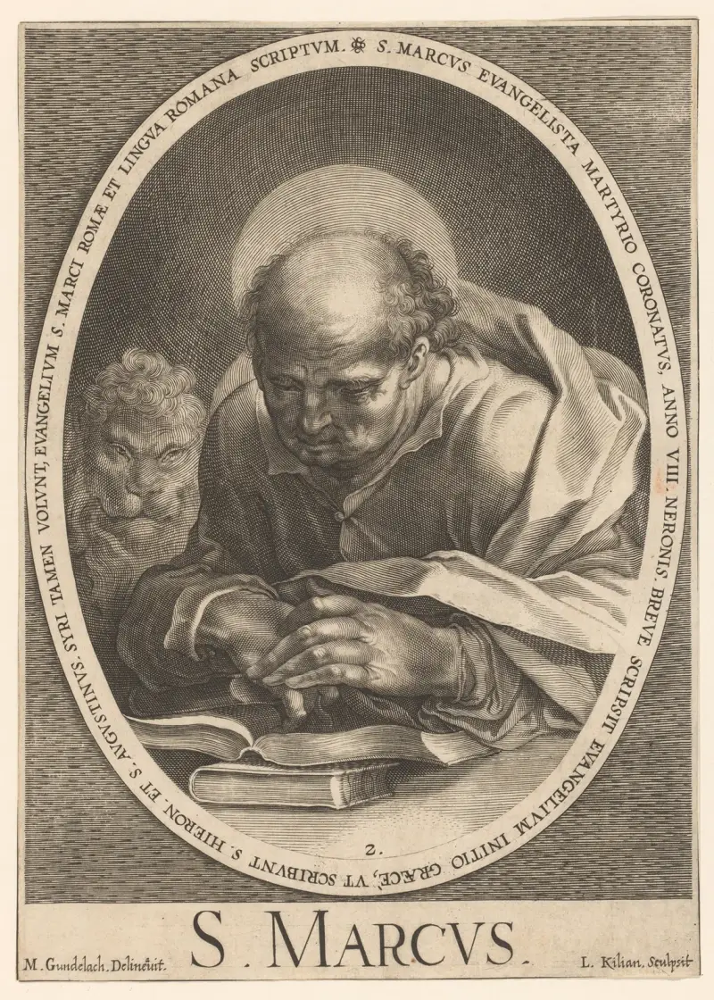 St Mark av Lucas Kilian
