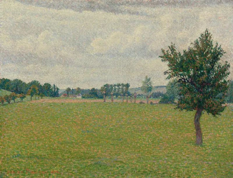 Ängen vid Thierceville av Lucien Pissarro