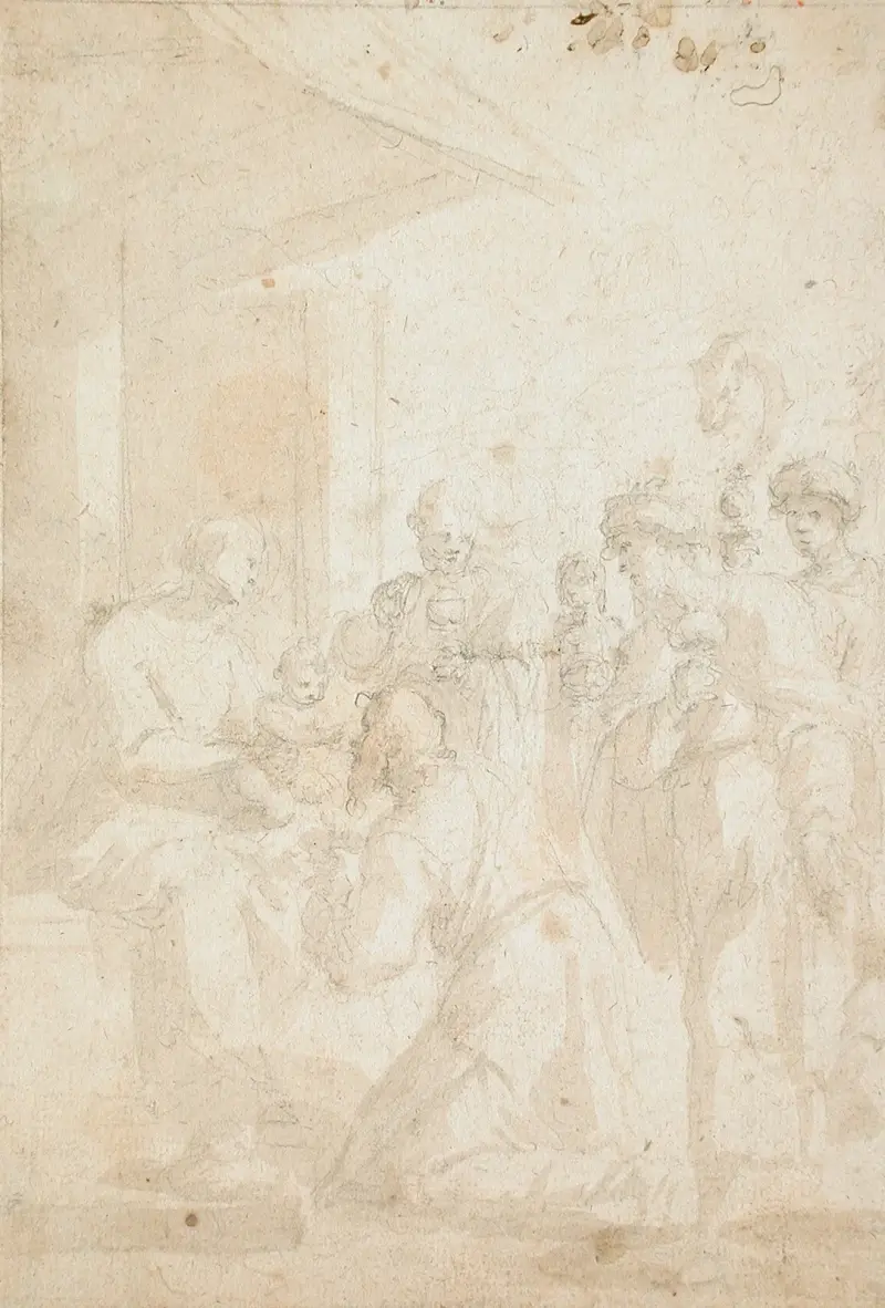Anbetung der Könige von Ludovico Carracci